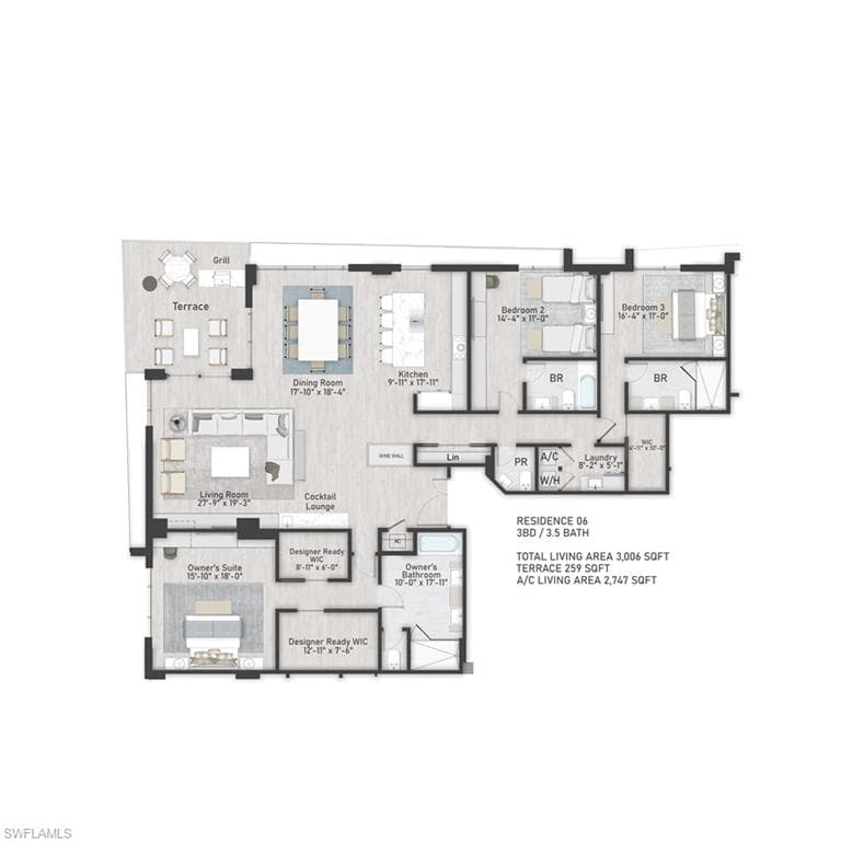 1925 Metropolitan BLVD # 1406, NAPLES FL 34104-14