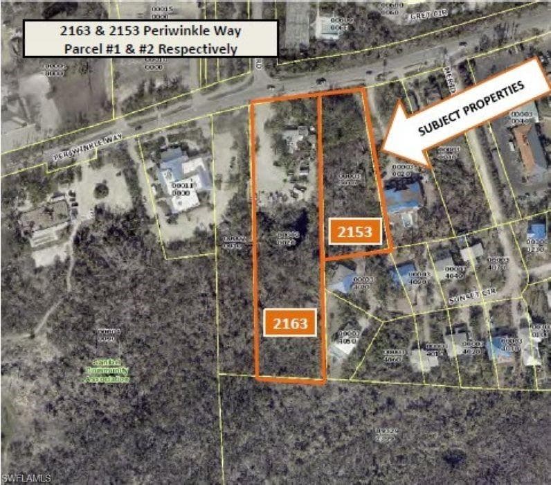 2163 & 2153 Periwinkle WAY, SANIBEL FL 33957-1