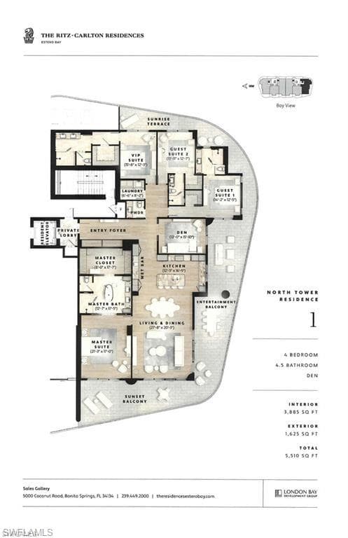 5000 Coconut RD # 801, BONITA SPRINGS FL 34134-26