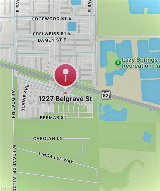 1227 Belgrave ST, FORT MYERS FL 33913-2