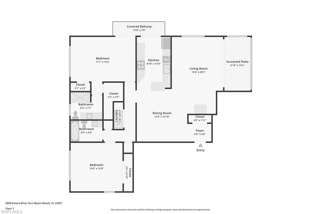 2800 Estero BLVD # 501, FORT MYERS BEACH FL 33931-43