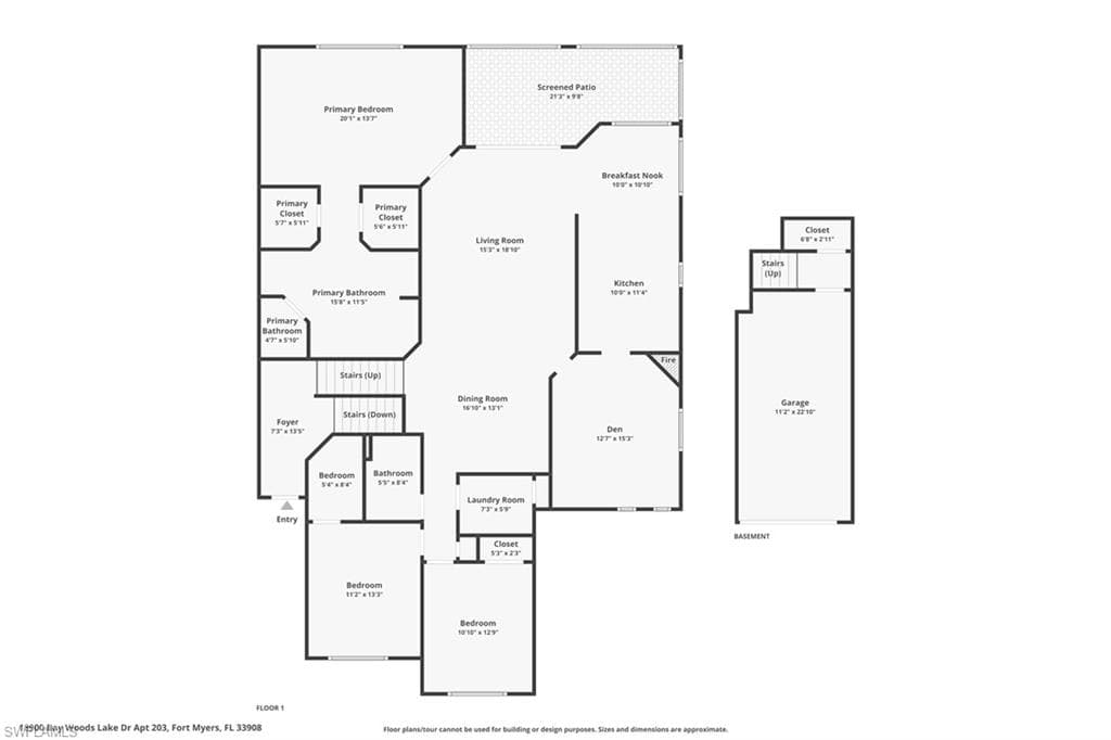 18900 Bay Woods Lake DR # 203, FORT MYERS FL 33908-29