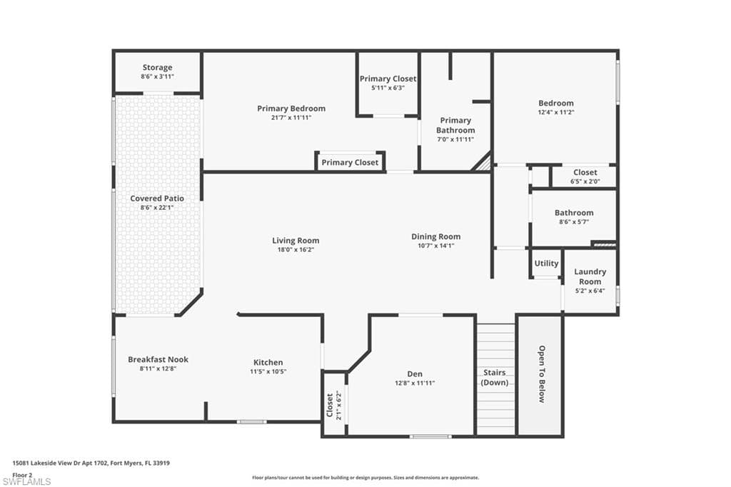 15081 Lakeside View DR # 1702, FORT MYERS FL 33919-2